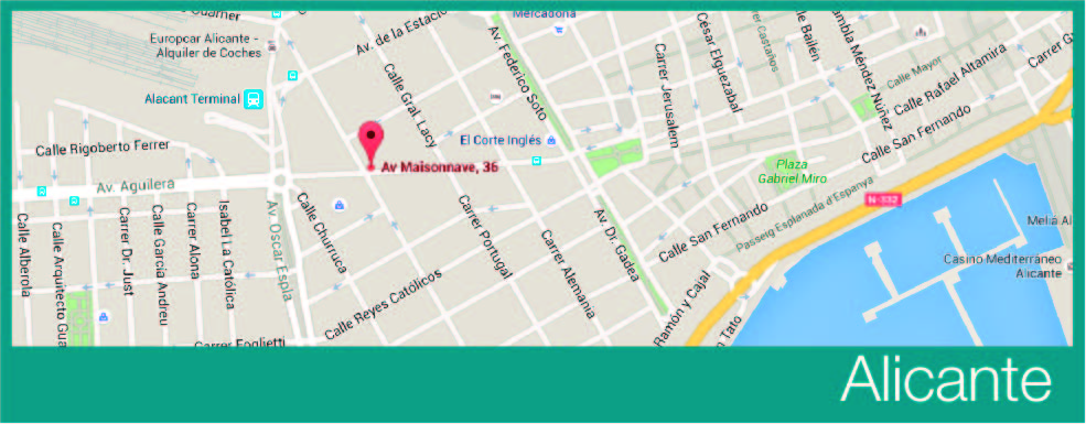 ubicación oftalmologo alicante